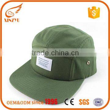 wholesale 100% cotton plain snapback trucker mesh cap and hats