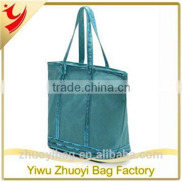 Trade Assurance Cheap Shiny canvas trendy Beach shopping Bag