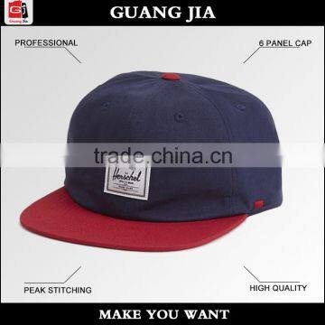 high quality and custom flat brim snapback cap and hat