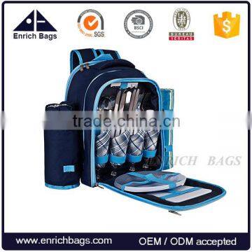 4 person picnic bag with blanket