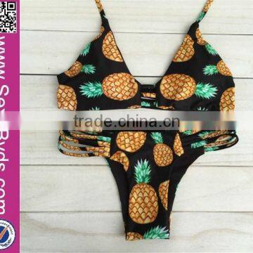 Hot Popular 2pcs Pineapple Sexy Mature Brazilian Bikini