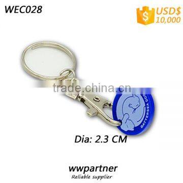 Plastic Coin for Supermarket Shopping Cart