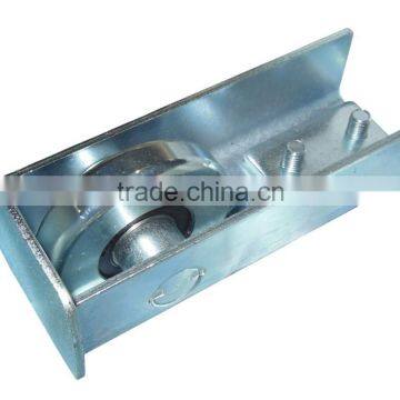 white galvanized guide roller wheel sliding gate guide wheel