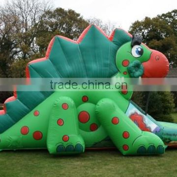 2015 hot inflatable dinosaur slide