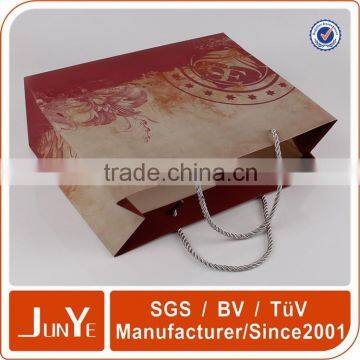 Multi-color Free Sample Gift Laser Printer Clothing Paper Shopping Fancy Design Kraft Apearl Paper Bag photo-5