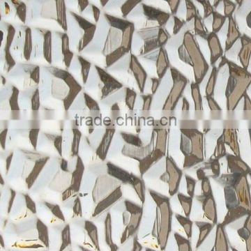 Light diffuser sheet PS material linear pattern for LED lighting