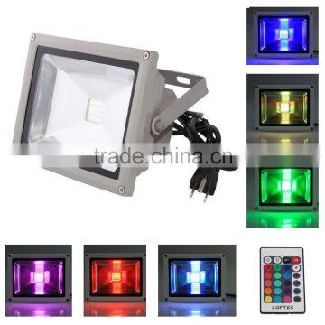 Outdoor IP65 10/20/30/50/100w RGB Led Flood Light