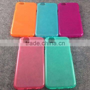 Wholesale TPU soft mobile phone candy skin case for iphone 6