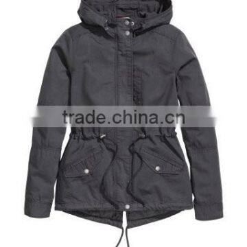 Parka Washed Cotton Canvas for Woman