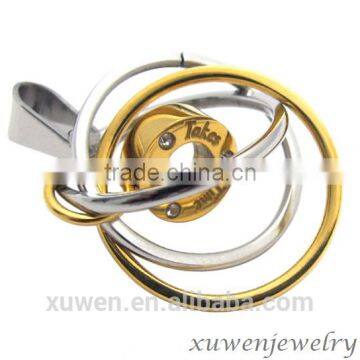 Fashion Circle Stainless Steel 18k Gold Plated Jewelry