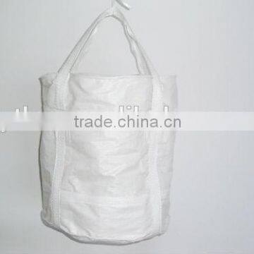 tubular bulk bags/100% wew polypropylene/white UV woven big bags