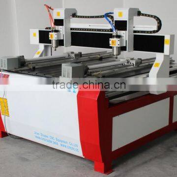 Low Price 2 Heads Wood CNC Router Machine With 2 Rotary Axis photo-5