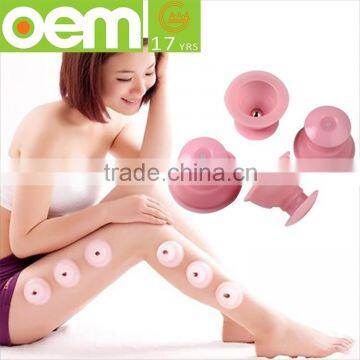 custom design traditional Chinese healthy product food grade silicone cupping massage set                        
                                                Quality Choice