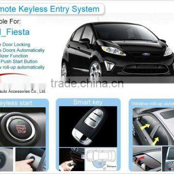 Ford Fiesta PKE Smart Key System With Windows Closer Push Button Start