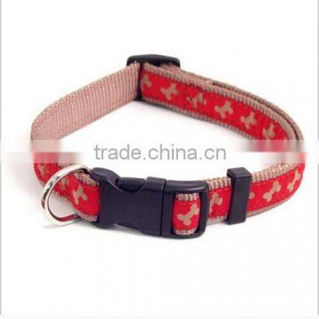 bone pattern dog collar