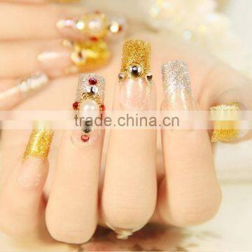 2016 newest trends fancy gold silver glass beads designs, micro 3d decorative beads for nails