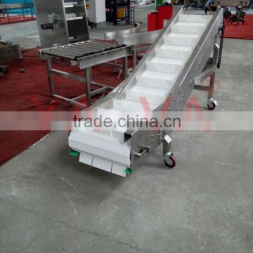 small inclined belts conveyor systemfor package machines