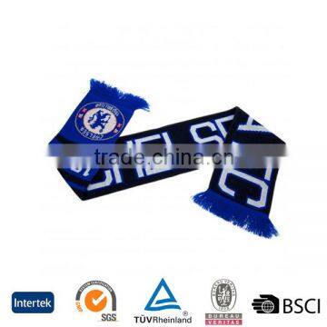 2016 bulk wholesale country team custom design acrylic football scarves Singapore