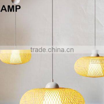 Natural Bamboo Handicraft Pendant Light Traditional Handicraft Techniques photo-3