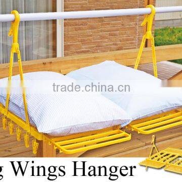 Arnest Household Cleaning Washing Tools Pillow Shoes Sweter Doll Large Adjustable Foldable Plastic Hangers Racks 75303