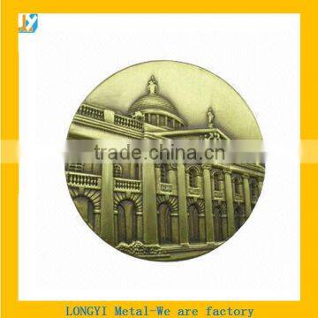 custom logo souvenir challenge building engraved coins