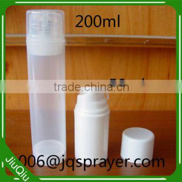 SGS PP material 50ml airless pump cosmetic vacuum bottle