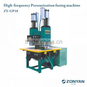 Double-headed pedal-driven pneumatic/hydraulic high-frequency synchronous fusing series High frequency welding machine