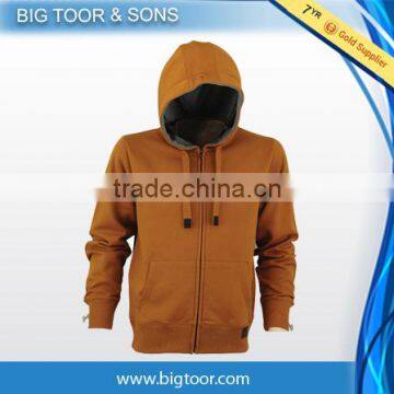 Men's classic fit Eco Friendly Hoodie/ New Style garment 2015