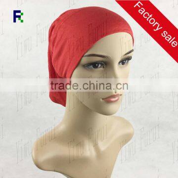 Wholesale New Charming Hijab Tube Turban Hats Arrvial Under Scarf Bonnet Inner Muslim Jersey Caps