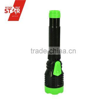 Cheap 3* AA Battery Powered ABS 1 LED Torch Light in Green Red