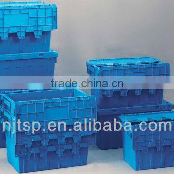 Stack nest plastic container