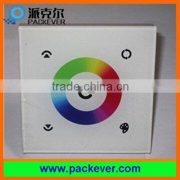 Square DC12-24V wall mounted LED RGB touch controller