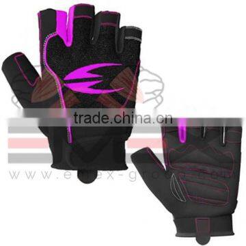 Ladies/Women Weight Lifting Gloves, Sports Gloves, Artificial/Synthetic Leather Weight Lifting Gloves, Nylon/Polyester Gloves