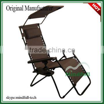 Lightweight Folding Cheap Comfortable Recliners With Table And Canopy photo-3