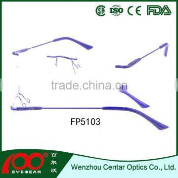 rimless eyewear frame classic wholesale eyeglasses frame