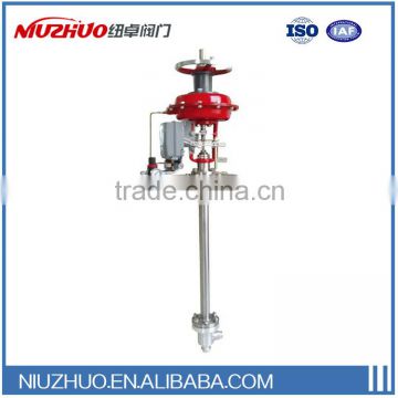 Pneumatic low temperature control valve