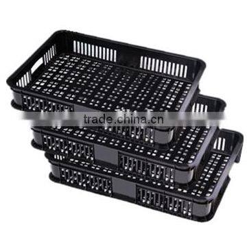 600*400*100mm RH-VFB01 Plastic Hollow out Basket for vegetable & Fruit rack for Sale