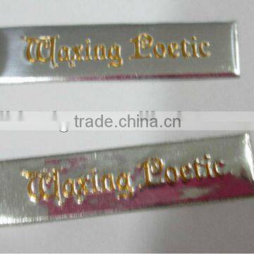 Embossed Aluminum Label, Raised up Logo Soft Metal Sticker, Soft Cigar Label