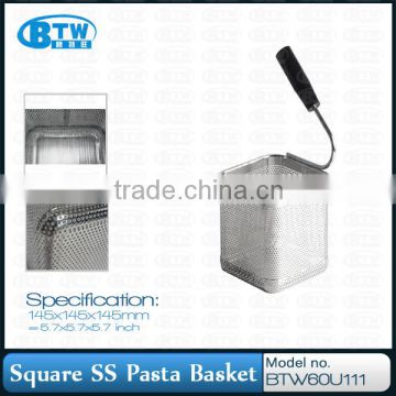 Metal S.S Stainless Steel Square Pasta Basket