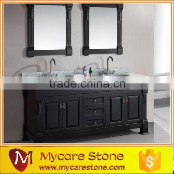 Competitive price luxury white faux marble vanity top