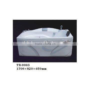 1 Person Corner Spra Whirlpool Bathtub/Foshan Acrylic Massage Bathtub With Blue Glass photo-4