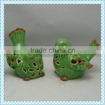 new products spring decoration ceramic bird