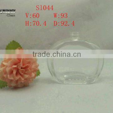 round clear glass perfumebottle