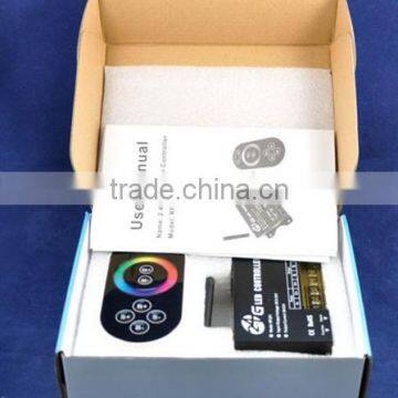 DC12-24V 433Mhz wireless touch remote control RGB LED controller