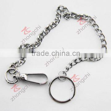 zinc alloy metal clasp key chain parts