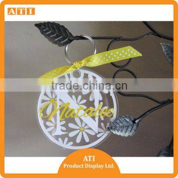 ATI OEM Qrade Promotion Acrylic Custom round Keychain