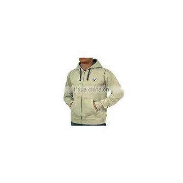 Cream Color Zip Hood