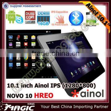 First ainol 10 inch dual core a9 tablet pc