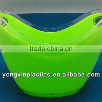 wholesale cheap Double wall plastic ice bucket for bar