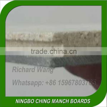 Grooved fiber cement flooring tile